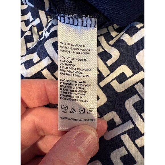 Izod Women's Standard Size 10 Geometric Skort with Built-in Shorts Multicolor - Picture 10 of 10